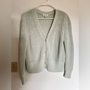 Haven Well Within chunky knit sweater. Medium. Mint green